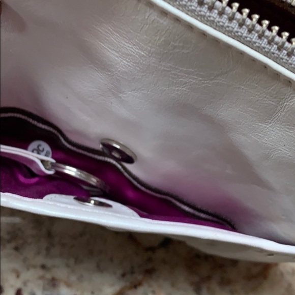 Latico Pearlized Leather Wristlet - Picture 2 of 3
